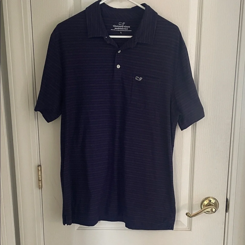 Vineyard Vines Men's Dark Blue Polo Shirt